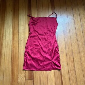 Red Slip Dress